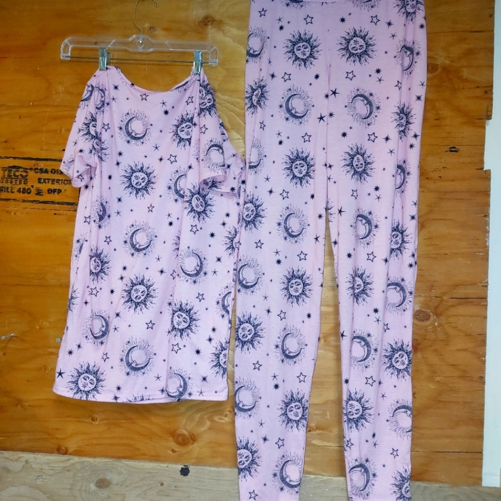 Star and moon PJ set